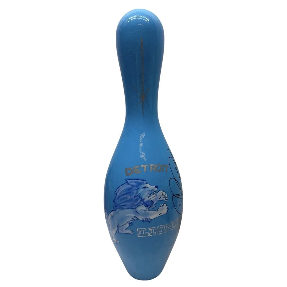 Sky‎ Line Detroit Lions Bowling Pin/With Hall Of Fame Charles Sanders Autograph